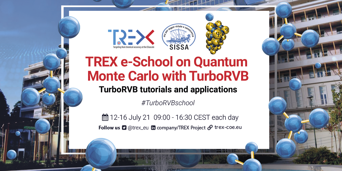 TREX e-School on Quantum Monte Carlo with TurboRVB