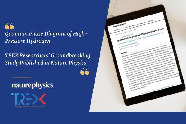 Quantum Phase Diagram of High-Pressure Hydrogen: TREX Researchers' Groundbreaking Study Published in Nature Physics